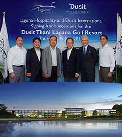 Laguna Hospitality and Dusit International Sign on Singapore Golf Resort